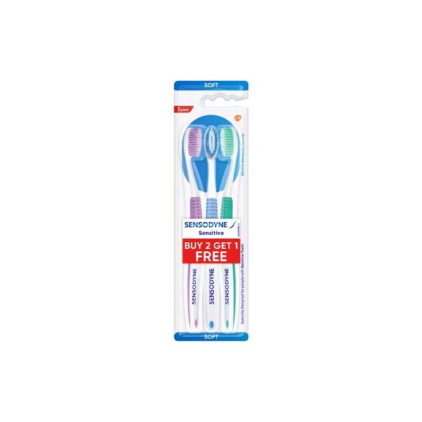 Sensodyne Toothbrush - 3 pcs (Buy 2 Get 1 Free)